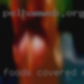 Foods covered naked woman