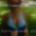 Horny woman shoving stuff